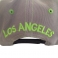 Casquette Los Angeles noire, grise et verte