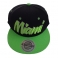 Casquette Miami noire et verte