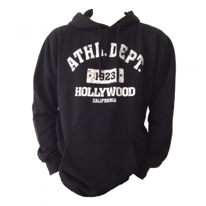 Sweat Shirt (Hoodie) à capuche Hollywood noir