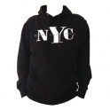 Sweat Shirt (Hoodie) à capuche "New York City" noir