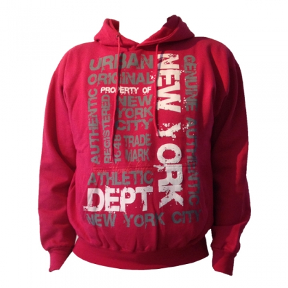 Sweat Shirt (Hoodie) à capuche New York fushia Sweat Shirt (Hoodie) à capuche New York fushia