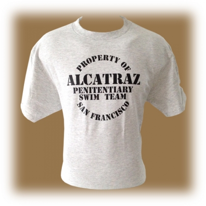 T-Shirt Alcatraz "Penitentiary Swim Team" gris