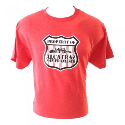 T-Shirt Alcatraz rouge