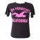 T-Shirt Femme San Francisco noir et rose