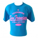 T-Shirt San Francisco turquoise