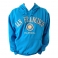 Sweat Shirt (Hoodie) à capuche San Francisco bleu clair