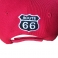 Casquette Route 66 rouge