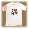 T-Shirt Enfant "I Love New York" blanc