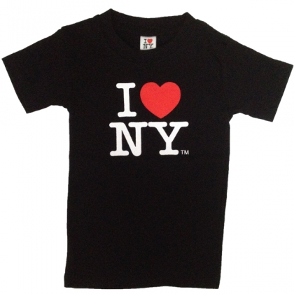 T-Shirt Enfant "I Love New York" noir