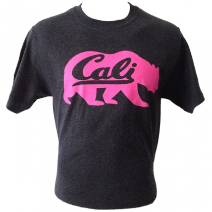 T-Shirt Californie gris anthracite