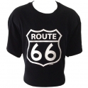 T-Shirt Route 66 "Logo" noir