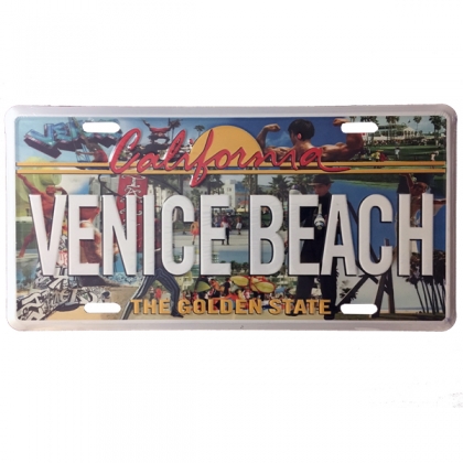 Plaque Métallique Venice Beach