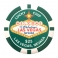 Jeton de casino aimanté Las Vegas $25 vert