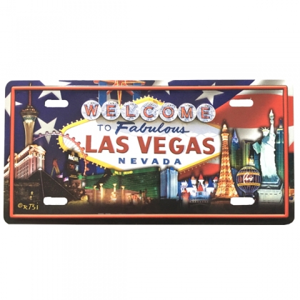 Magnet "Plaque Immatriculation" Las Vegas Magnet "Plaque Immatriculation" Las Vegas