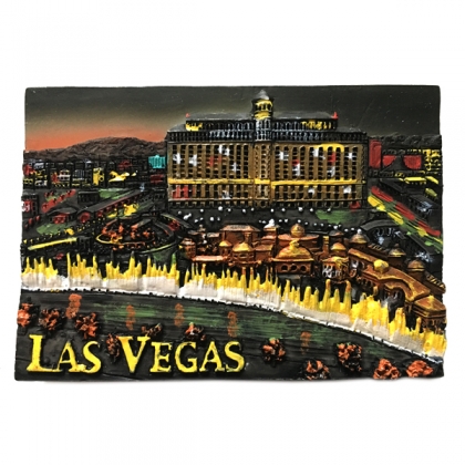 Magnet Las Vegas "Bellagio" en relief Magnet Las Vegas "Bellagio" en relief