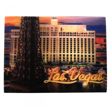 Magnet 3D Las Vegas "Bellagio-Paris"