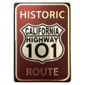 Magnet "Highway 101" marron