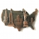 Magnet New York "USA" métal couleur cuivre