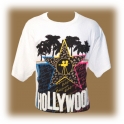 T-Shirt Hollywood blanc