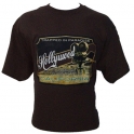 T-Shirt Hollywood marron