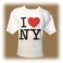 T-Shirt "I Love New York" blanc