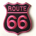 Patch Route 66 noir/blanc