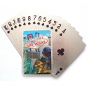 Jeu de Cartes de Luxe Las Vegas "Casinos" argent