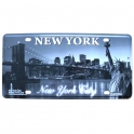 Plaque Métallique New York "Brooklyn Bridge"