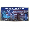 Plaque Métallique New York "Empire State"