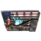 Magnet New York "Monuments - USA Flag" en relief