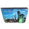 Magnet New York "Statue de la Liberté - World Trade Center" en relief