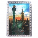 Magnet New York "Statue de la Liberté - Empire State Building" verni