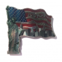 Magnet New York "USA Flag" métallisé