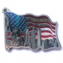 Magnet New York "USA Flag" métallisé