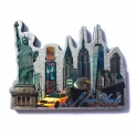 Magnet New York "City Of Culture" métallisé