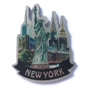 Magnet New York "Monuments" Ruban noir métallisé