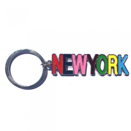 Porte Clé New York "Letters" multicolore Porte Clé New York "Letters" multicolore