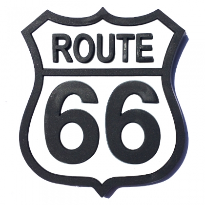 Magnet Route 66 "Logo" caoutchouc