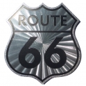 Magnet Route 66 "Logo" recto verso métallisé