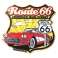 Magnet Route 66 "Logo" jaune