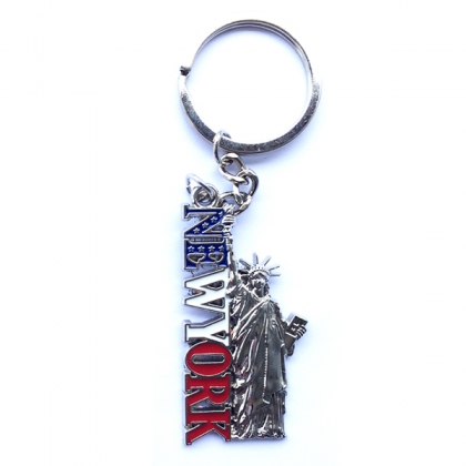 Porte Clé New York "Statue de la Liberté" chromé Porte Clé New York "Statue de la Liberté" chromé