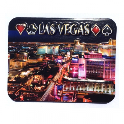 Magnet Las Vegas Gaufré (en relief)
