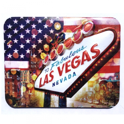 Magnet Las Vegas Gaufré (en relief)