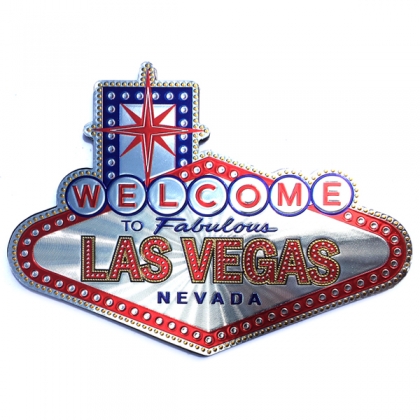 Magnet Las Vegas "Welcome To Fabulous Las Vegas" métallisé