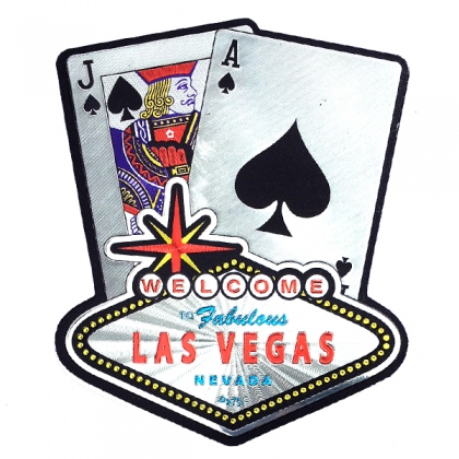 Magnet Las Vegas "Valet-As" argent