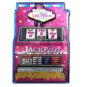 Magnet Las Vegas "Slot Machine" en bois verni et en relief