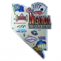 Magnet Las Vegas "Nevada The Silver State" métallisé