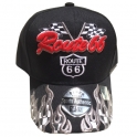 Casquette Route 66 "Racing" noire