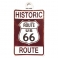Autocollant Route 66 "Historic" marron