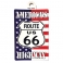Autocollant Route 66 "America's Highway"